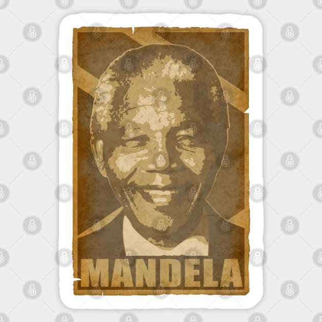 Nelson Nelson Mandela Propaganda Poster Sticker by Nerd_art